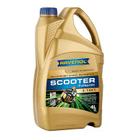 Моторное масло для 2T скутеров RAVENOL Scooter 2-Takt Fullsynth