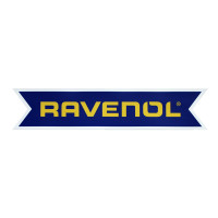 Наклейка RAVENOL цвет.желтый/синий с обводкой 600х123 мм